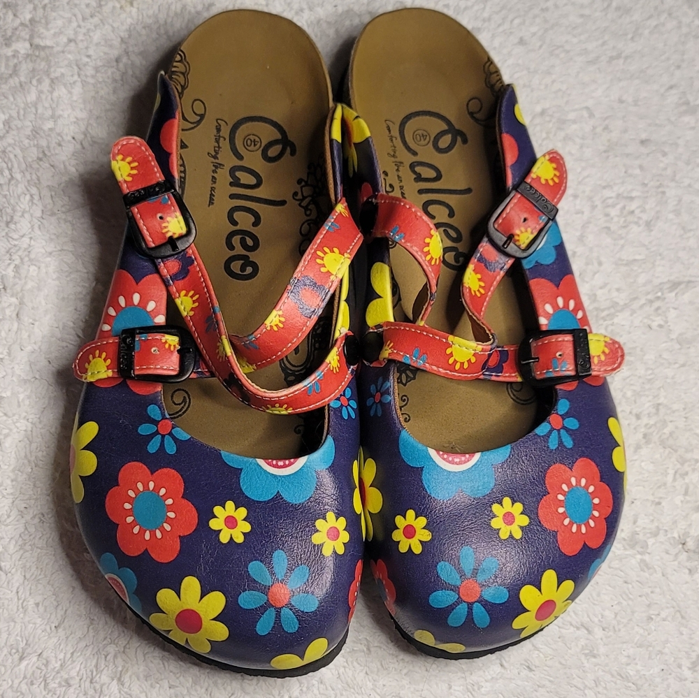 Calceo Flower Mules